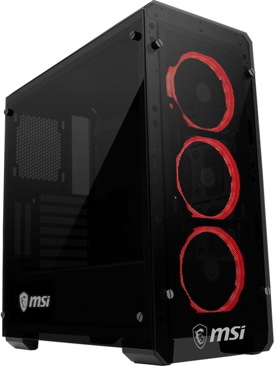 MSI MAG Pylon Midi-Toren Zwart