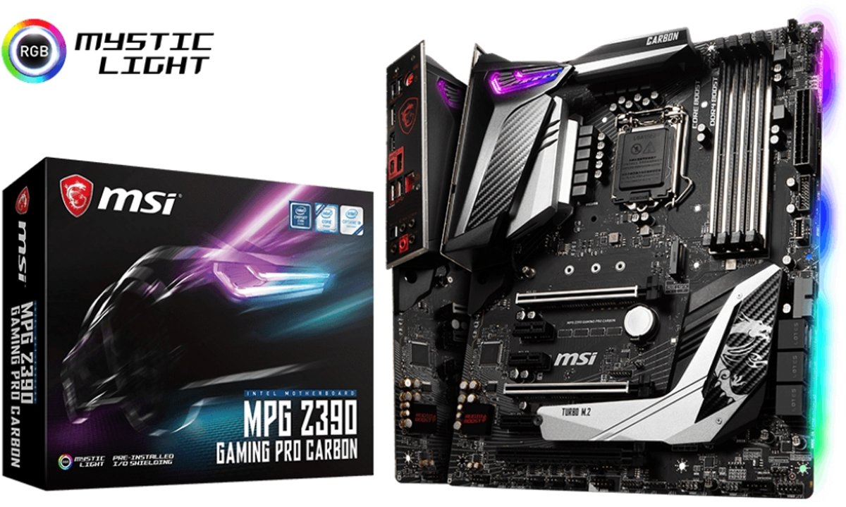 MSI MPG Z390 GAMING PRO CARBON LGA 1151 (Socket H4) Intel Z390 ATX