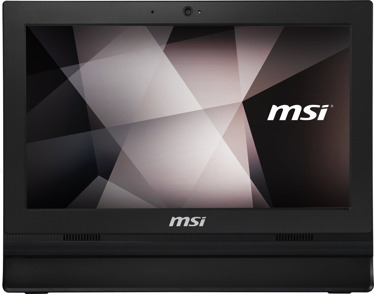 MSI Pro 16T 7M-023XEU 1.8GHz 3865U Intel® Celeron® 15.6 1366 x 768Pixels Touchscreen Zwart Alles-in-één-pc