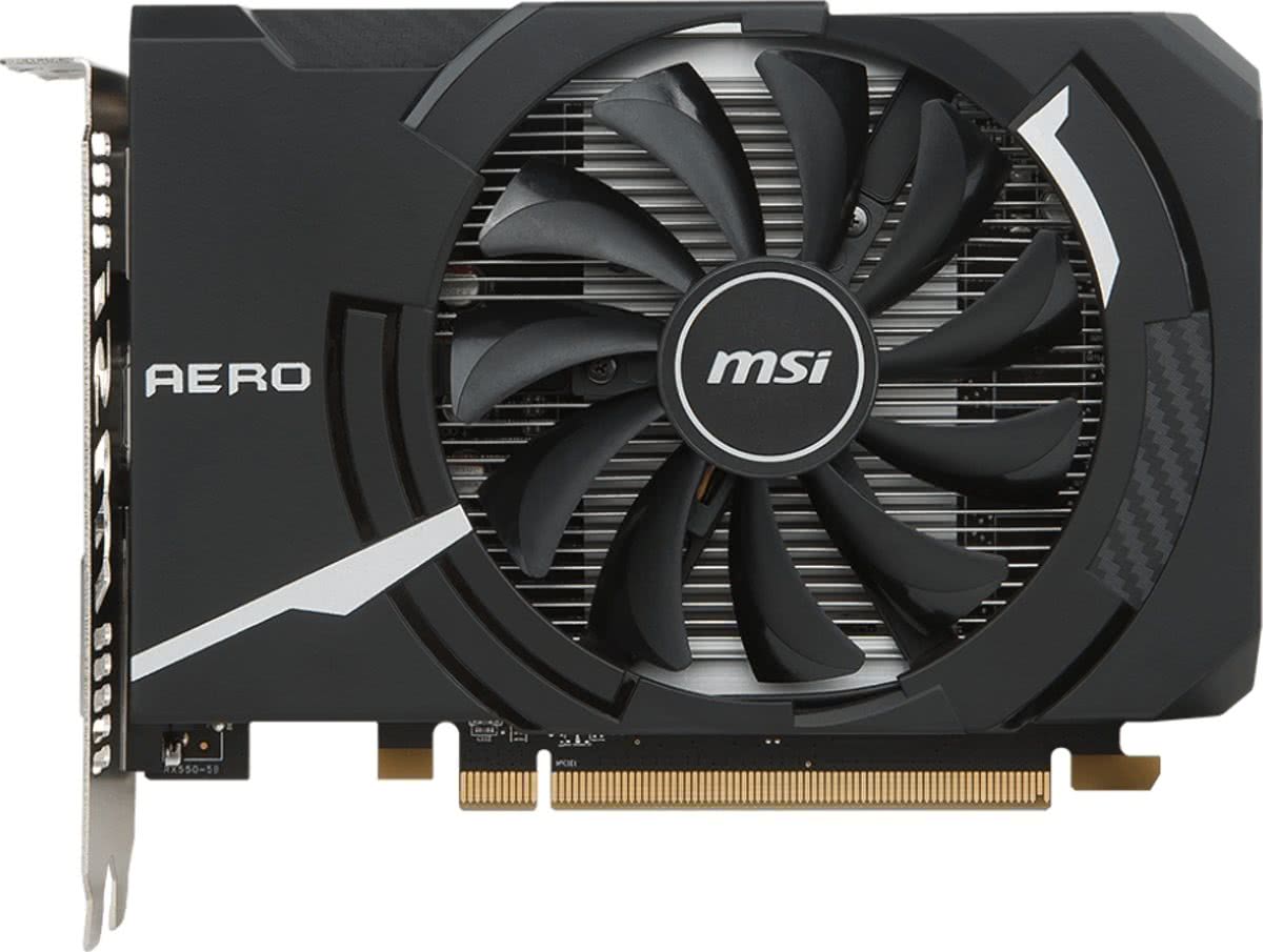 MSI Radeon RX 550 AERO ITX 2G OC Radeon RX 550 2GB GDDR5