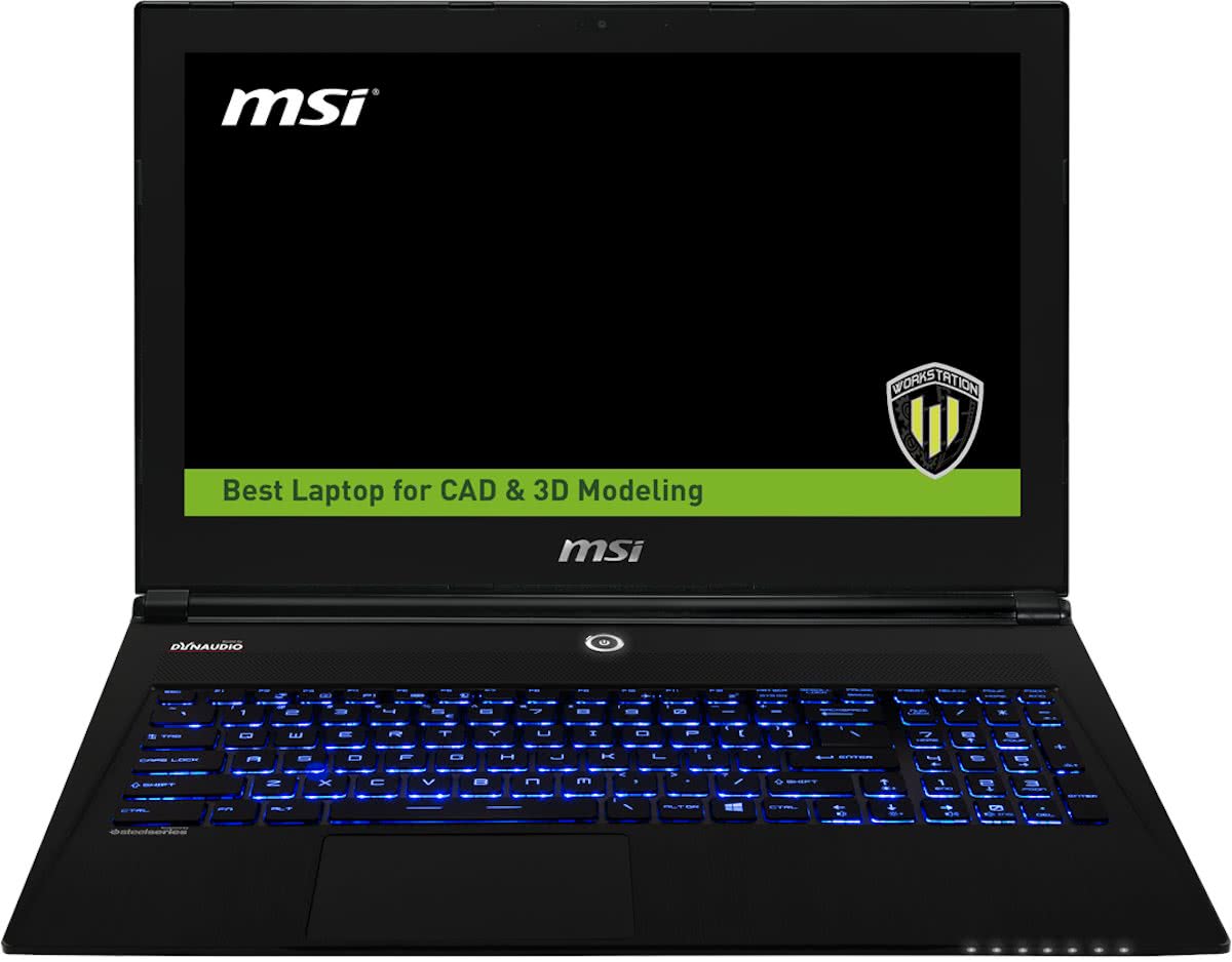 MSI Workstation WS60 6QJ-057BE - Laptop - 15.6 Inch - Azerty