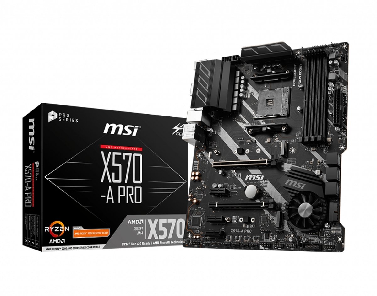 MSI X570-A PRO moederbord Socket AM4 ATX AMD X570