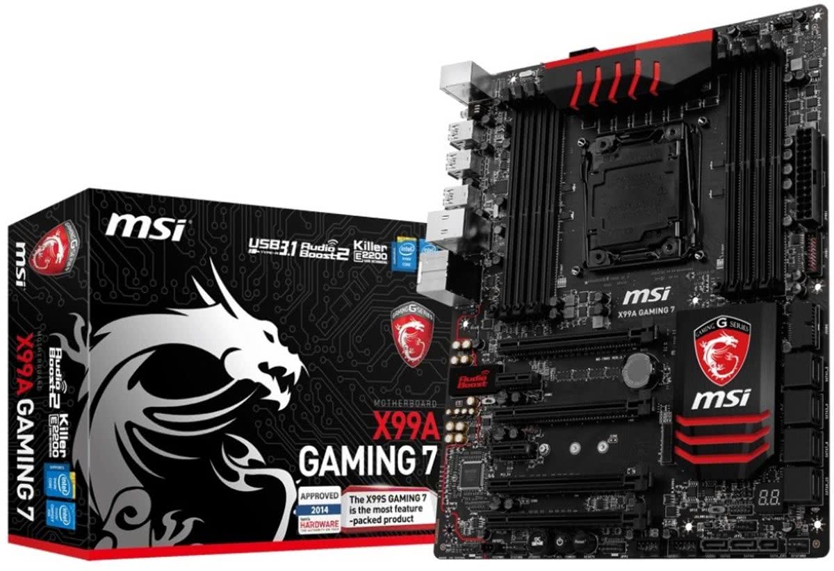 MSI X99A GAMING 7 Intel X99 LGA 2011-v3 ATX moederbord