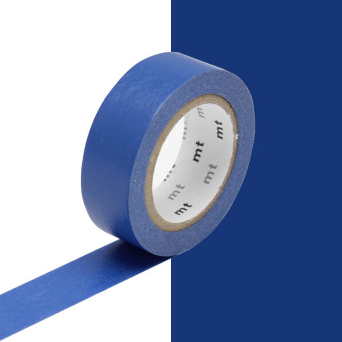 Washi Tape Blauw - 10 meter x 1.5 cm. -  asking Tape Ruri