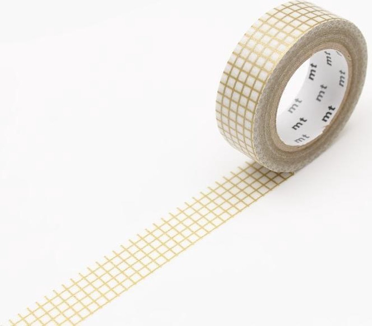 Washi Tape Ruitje Goud -  sking Tape Hougan Gold