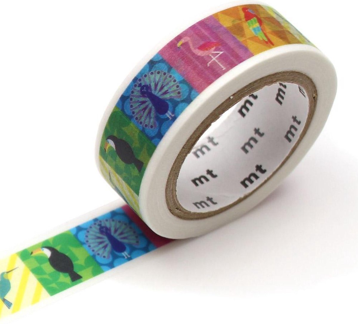 MT Masking Tape - Colorful Bird - 15mm - 7m