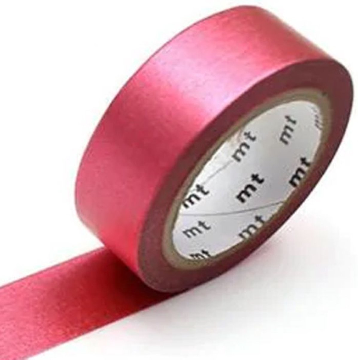 Washi Tape Rood met glans - MT masking tape, 7m series: red (high brightness)