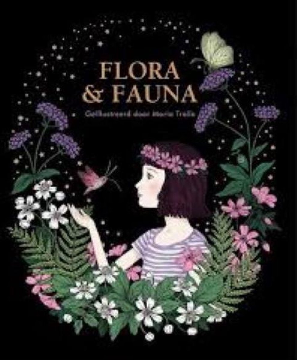 Kleurboek - Flora&fauna - Maria Trolle