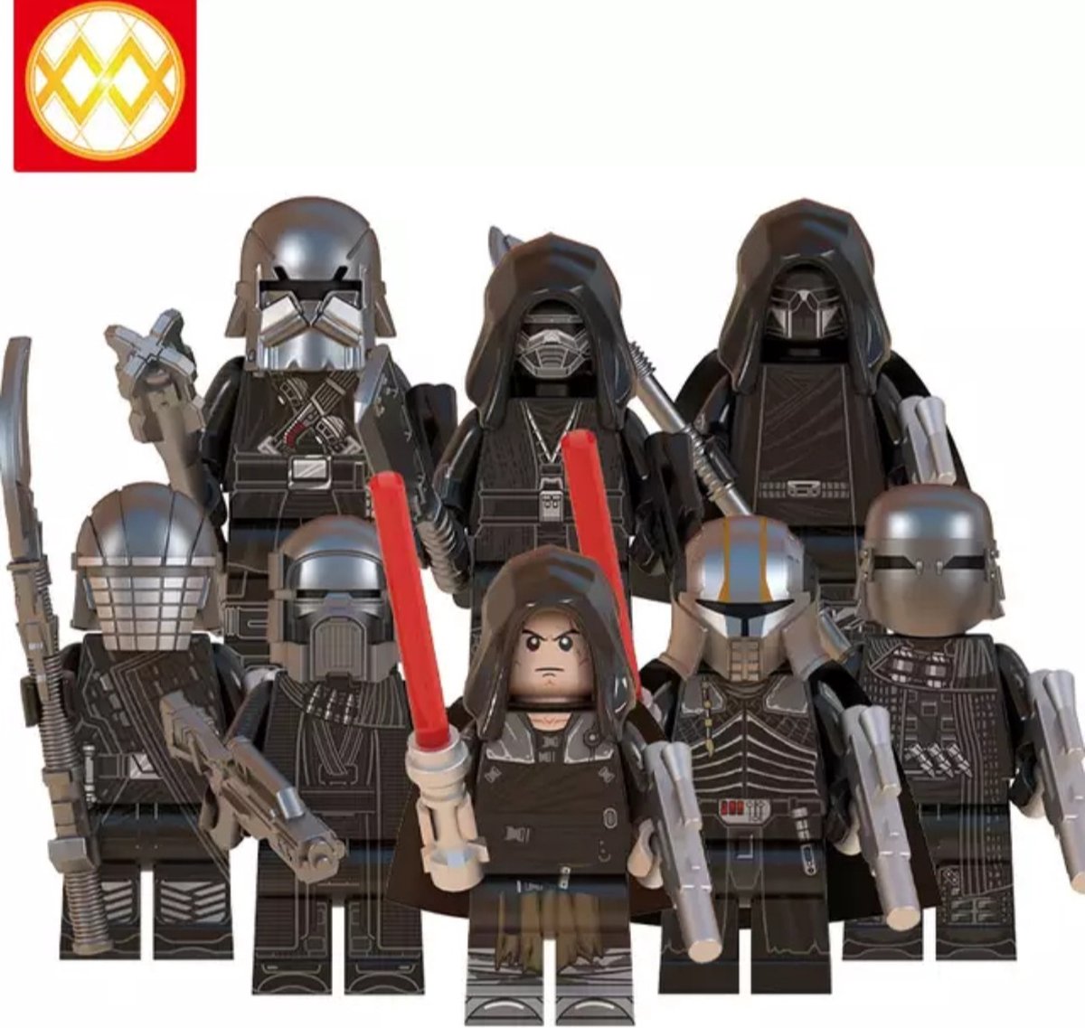 Starwars figuren geschickt voor lego star wars bouwsets