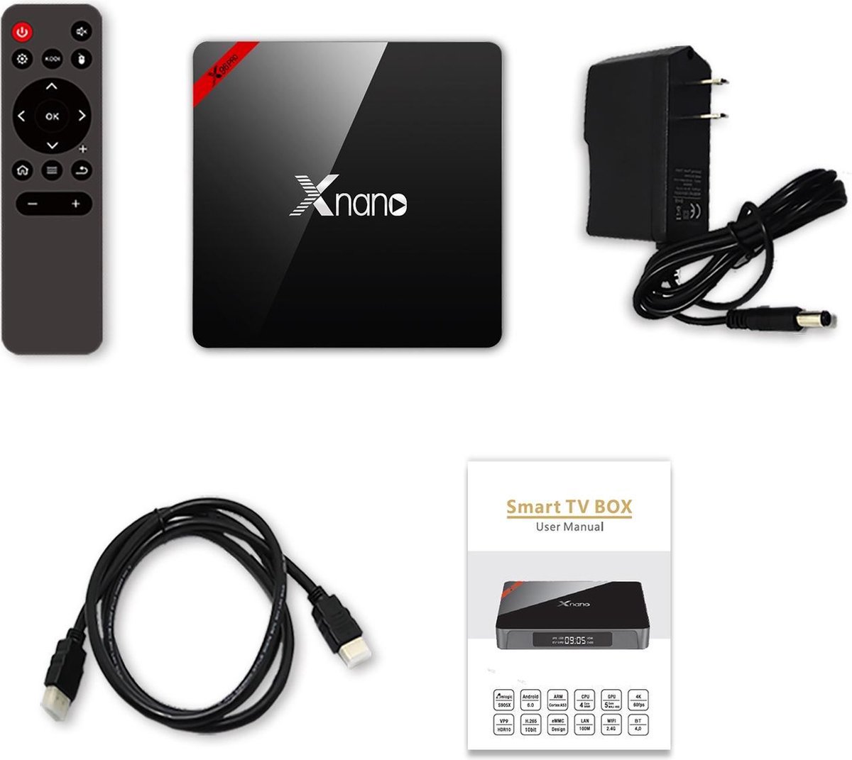 X96 PRO, 1GB/8GB Android TV Box!! Kodi 16.1 Android 6.0 en 4K + Mx3 Air Mouse