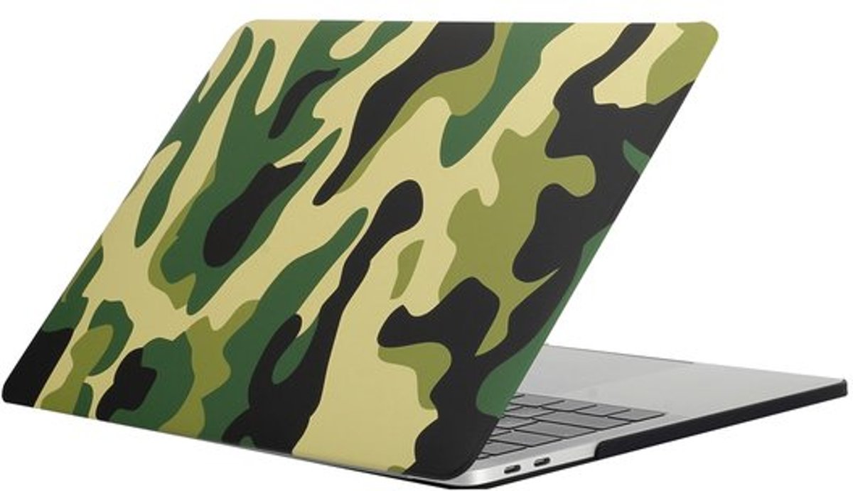 2016 MacBook Pro retina touchbar 13 inch case - camo groen