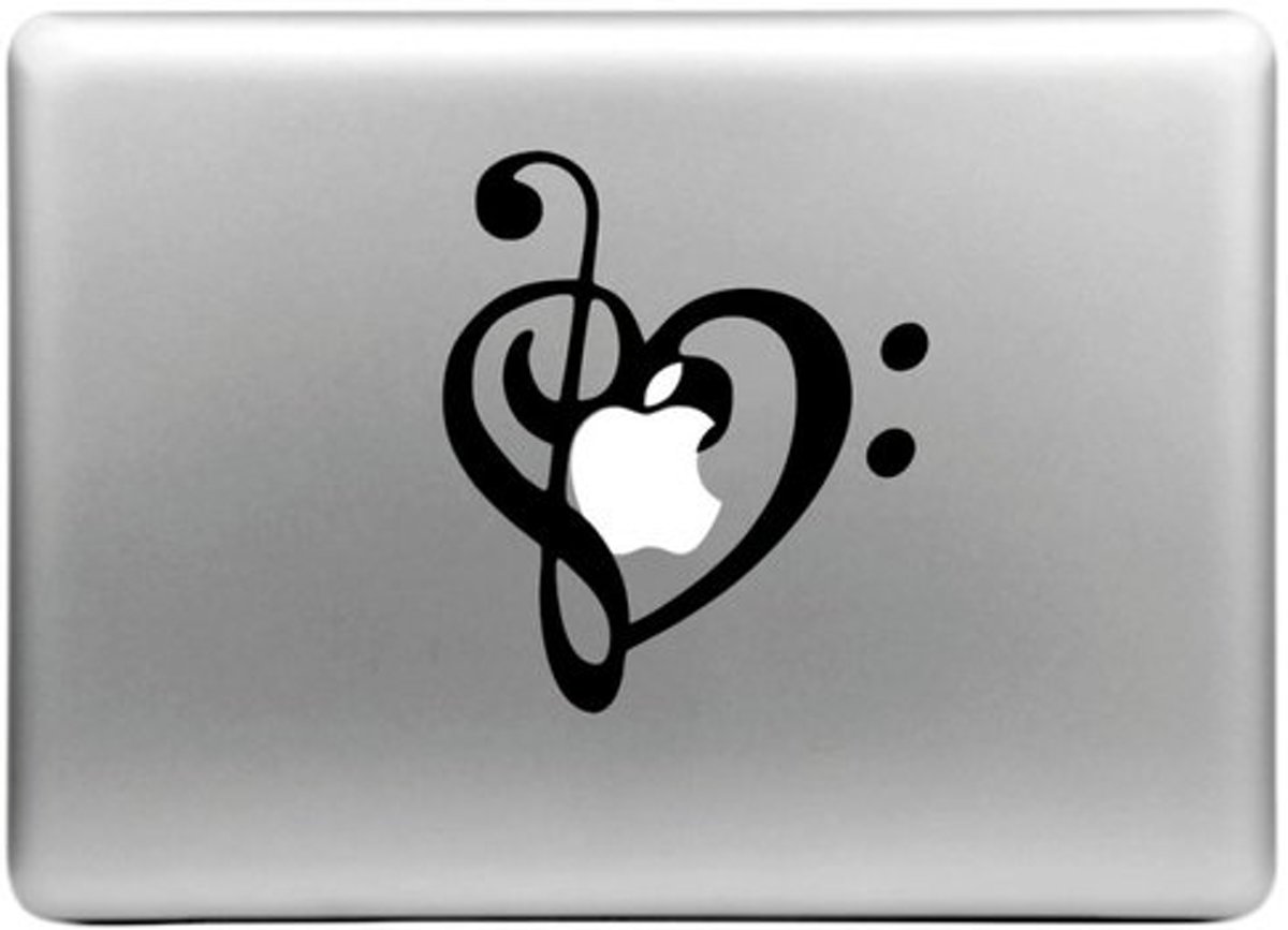 MacBook sticker - Art heart