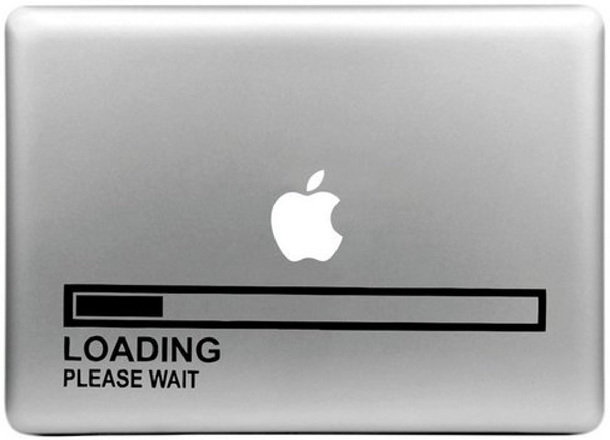 MacBook sticker - loading