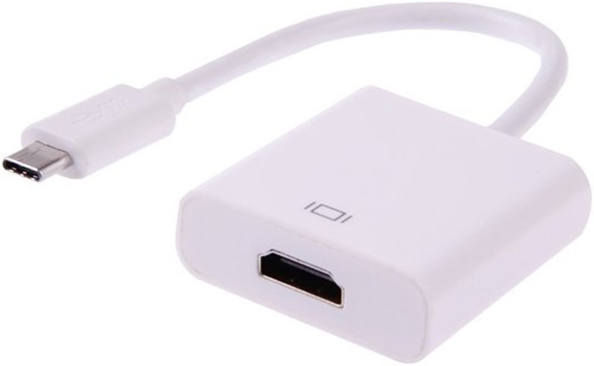 Type-C USB 3.1 - HDMI adapter voor MacBook 12 inch - wit