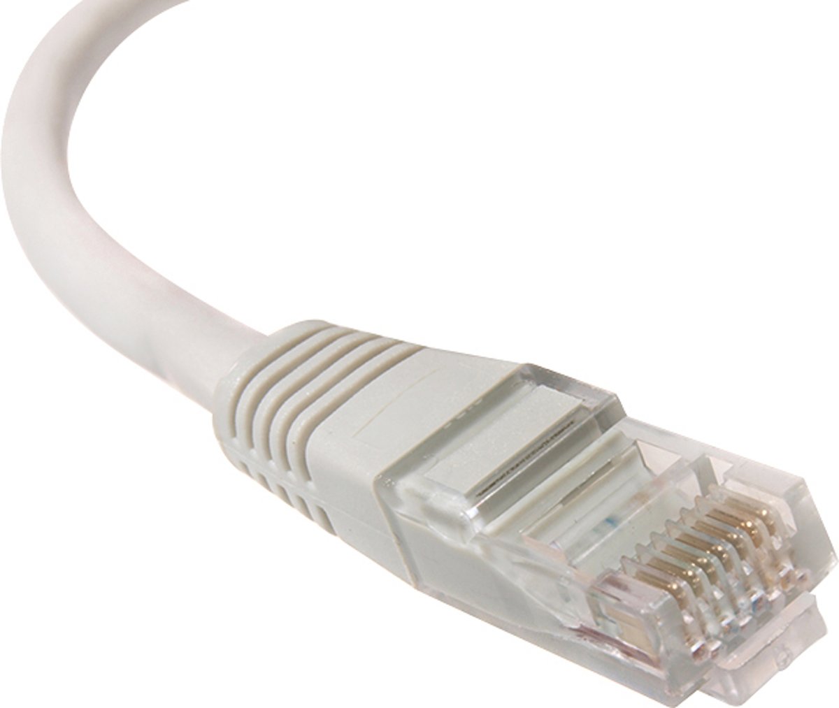 TP LAN CAT6 netwerkkabel, afgesloten met RJ45-pluggen, grijs - 10m