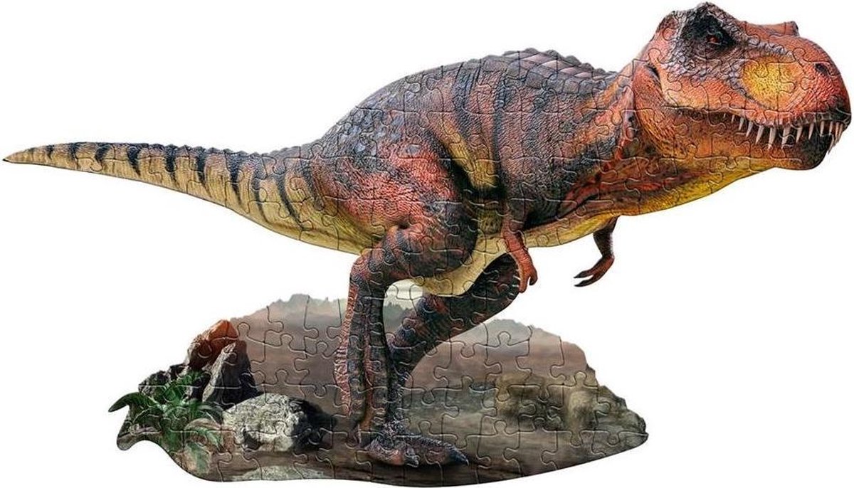 Madd Capp Legpuzzel T-rex 96 X 53 Cm Karton Bruin 100-delig