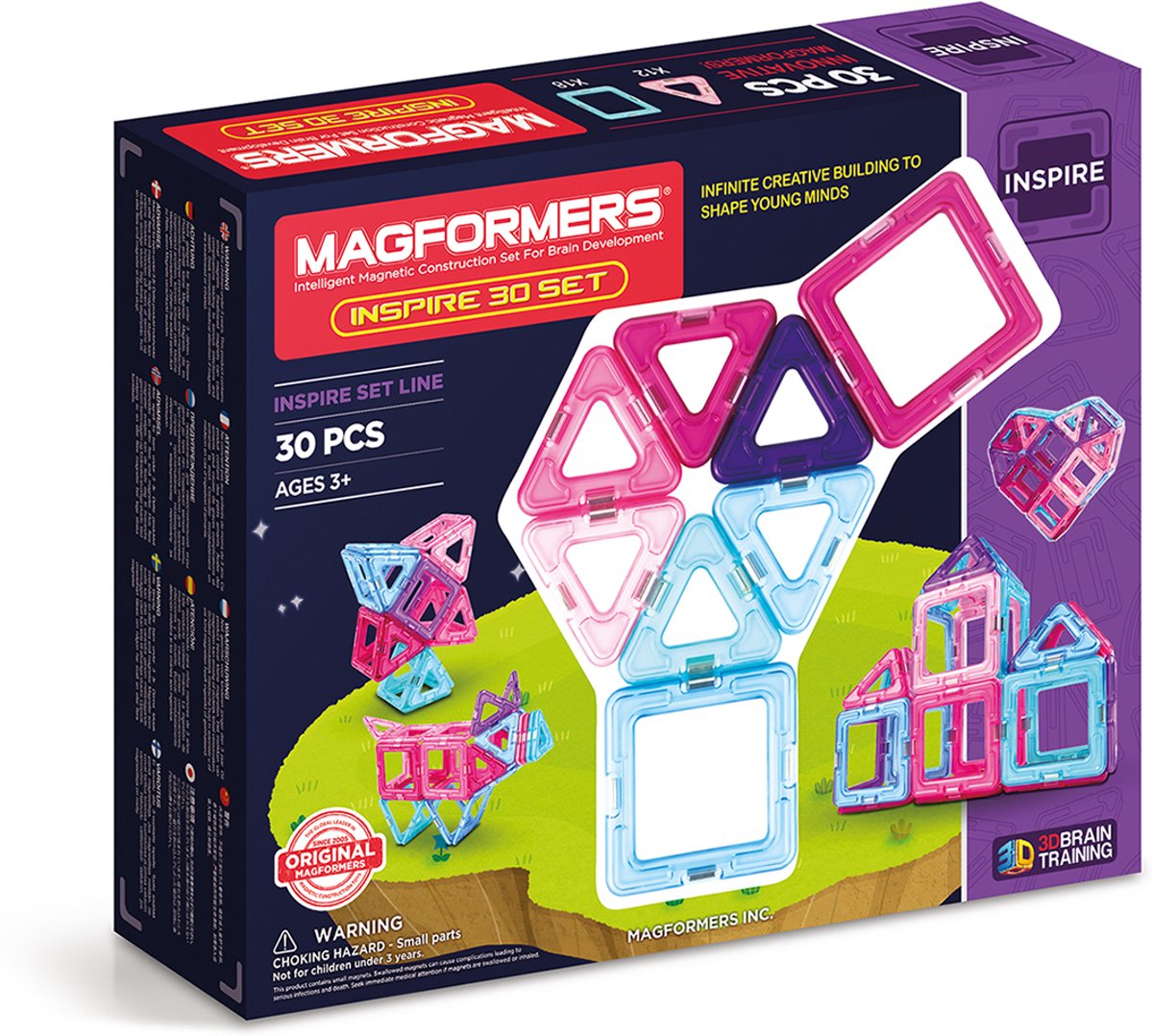 Imaginarium MAGFORMERS PINK - Roze Magneet Bouwstukken