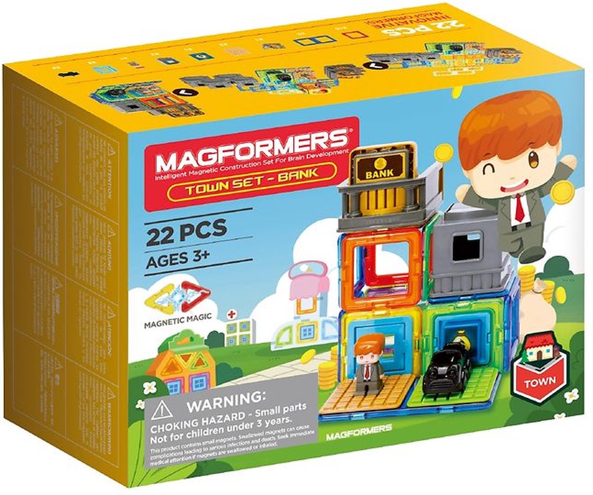 Magformers - Town set - Bank Set (3103)