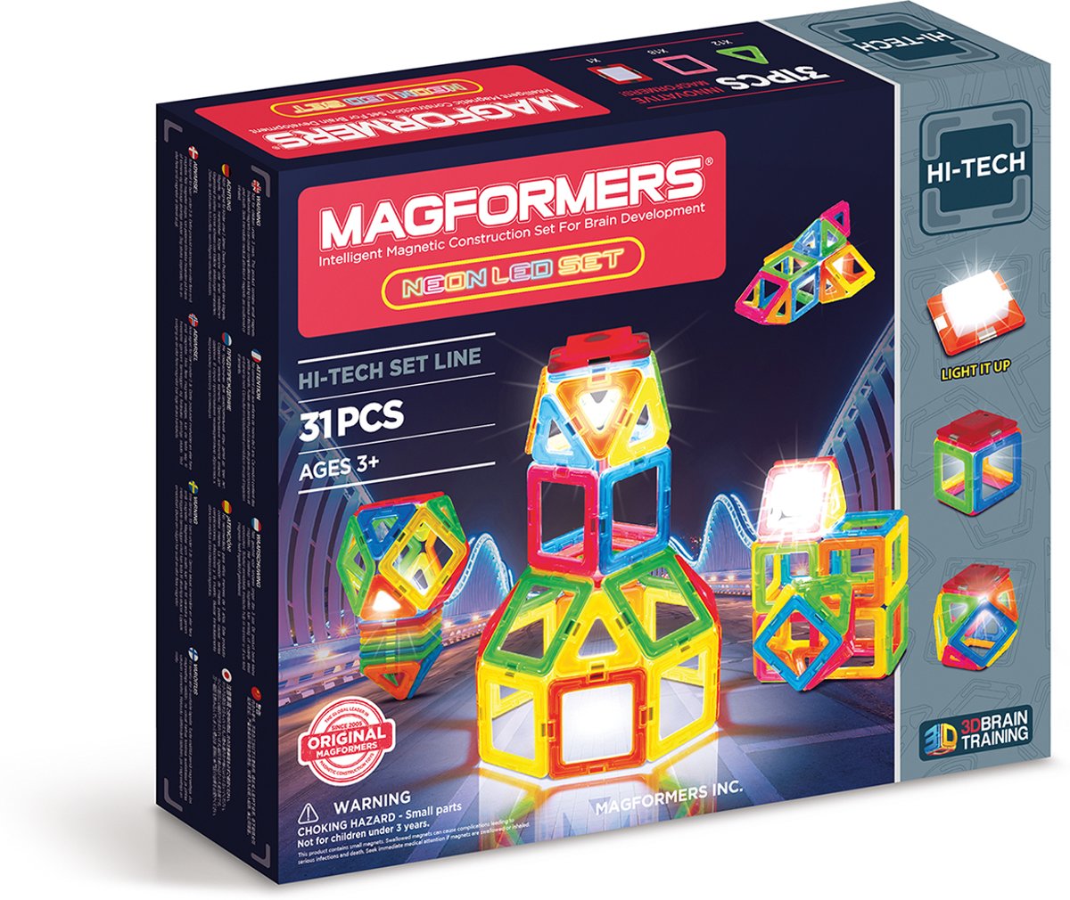 Magformers Neon Led Set 31p