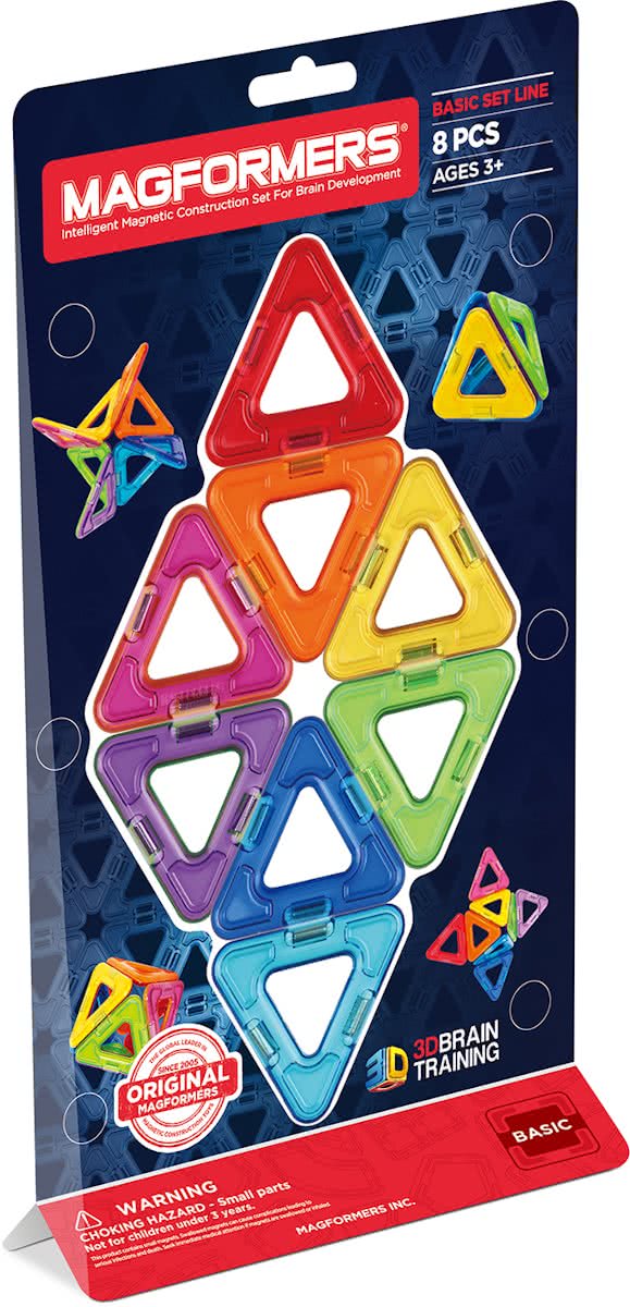 Magformers Triangle Set - 8 Stuks