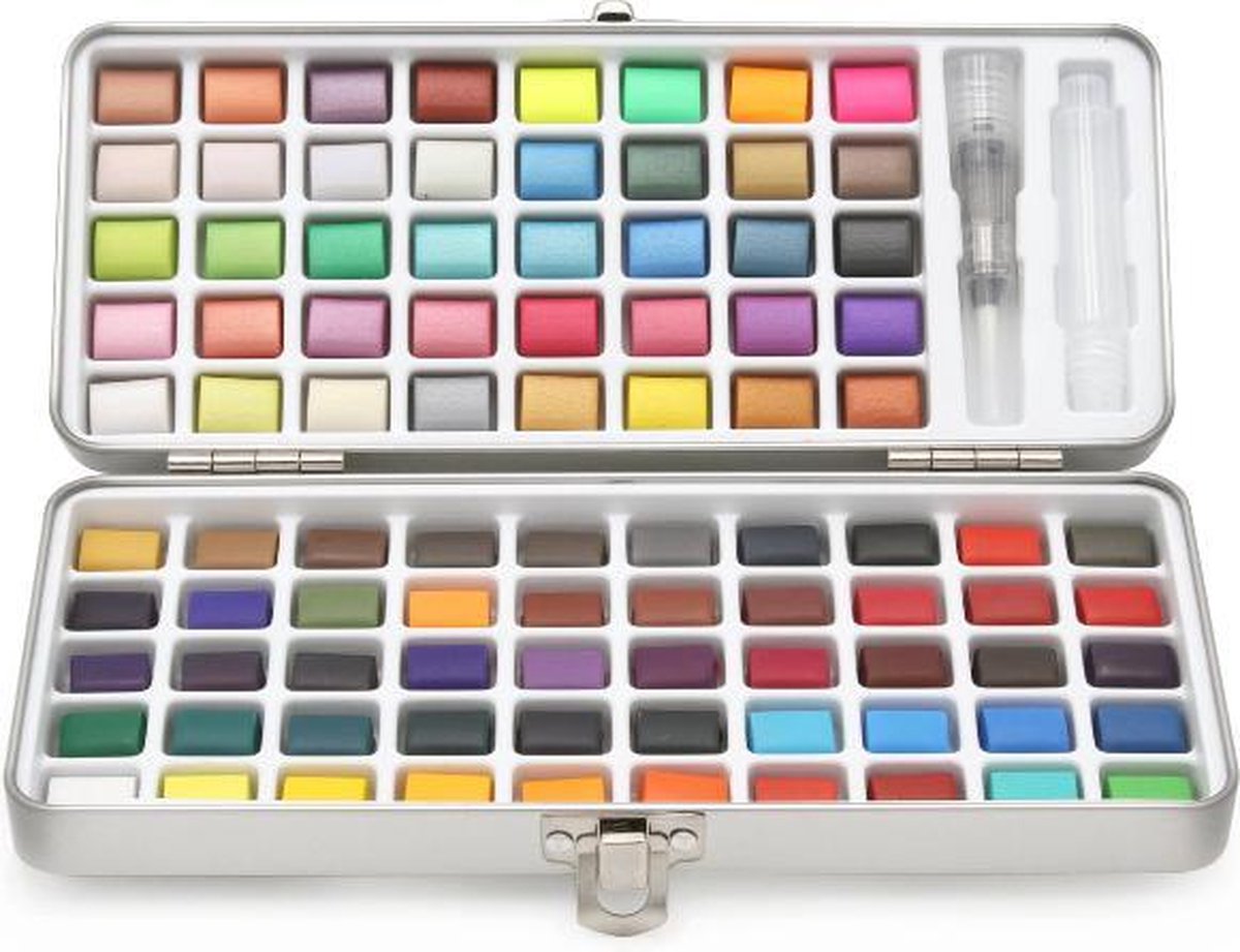 Aquarelverfset 90 Waterverf set Aquarelverf