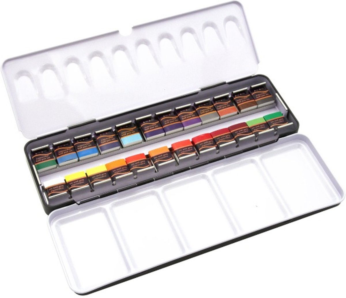 MAGI Aquarelverf set pocketbox 24 napjes