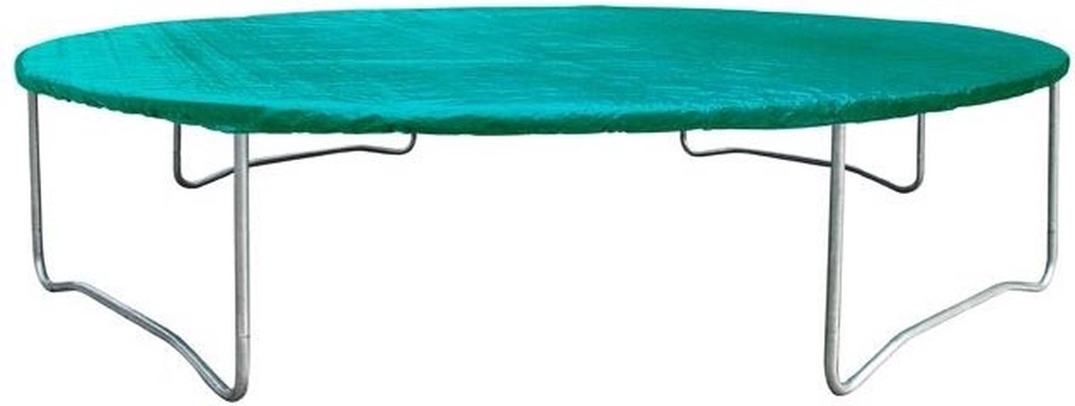 Trampoline beschermhoes rond 180 - 183 cm groen - afdekhoes pro - Afdekhoes trampoline PE - afdekzeil