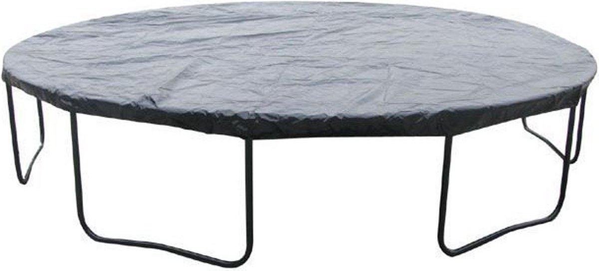 Trampoline beschermhoes rond 180 - 183 cm zwart - afdekhoes pro - Afdekhoes trampoline PE - afdekzeil