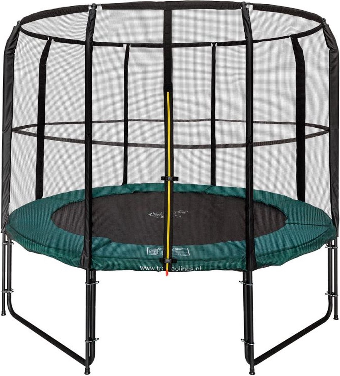 Magic Jump - Trampoline met veiligheidsnet Fiber - ø 251 cm - Groen - Buitenspeelgoed - Outdoor