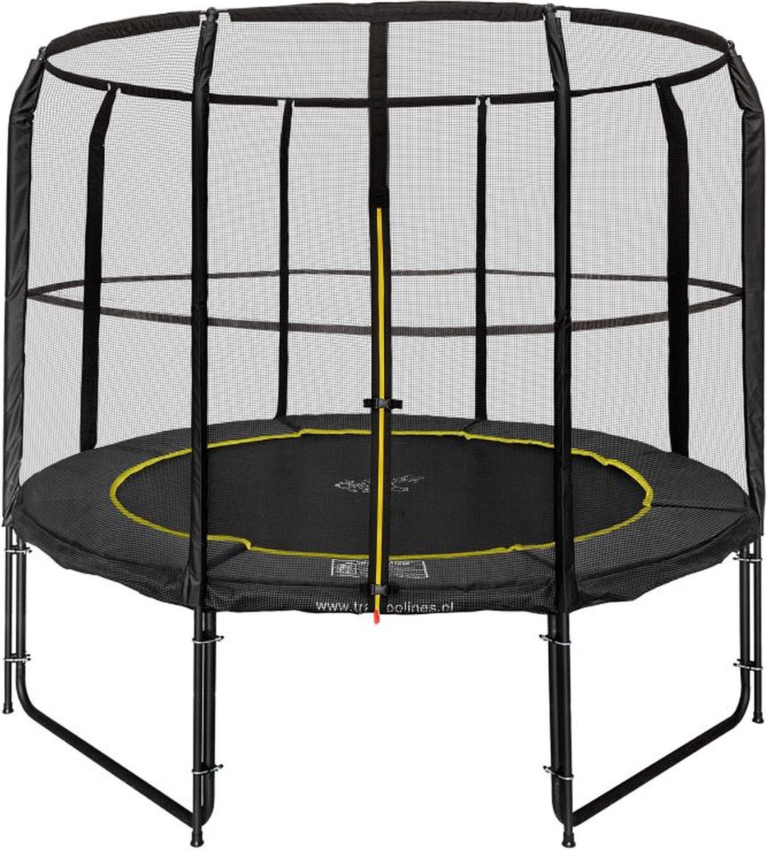 Magic Jump - Trampoline met veiligheidsnet Fiber - ø 251 cm - Zwart - Buitenspeelgoed - Outdoor