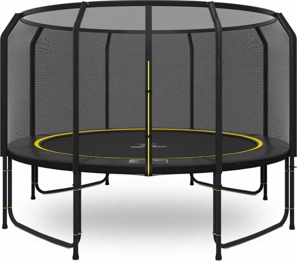 Magic Jump Fiber Black trampoline 427 cm met veiligheidsnet