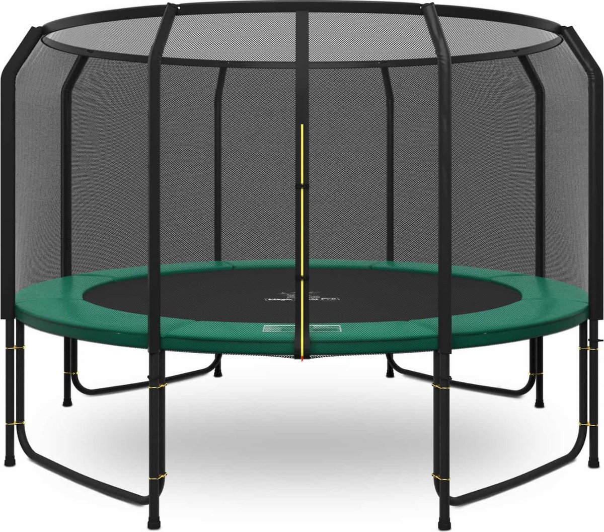 Magic Jump Fiber trampoline 427 cm Groen met veiligheidsnet