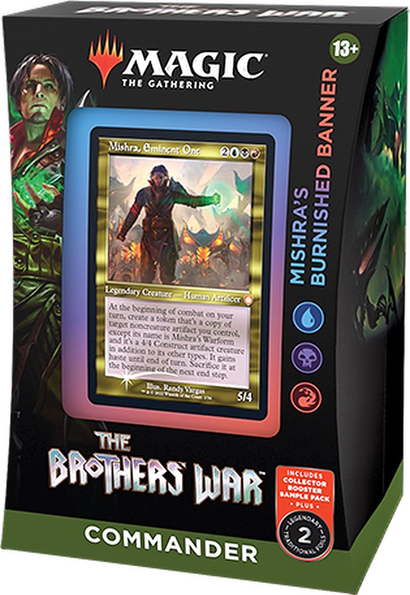 Magic the Gathering - Commander The Brothers War Mishras Burnished Banner Commander Deck