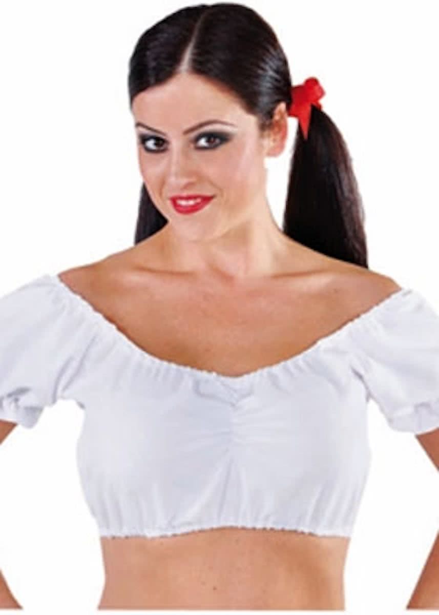 Tirools bloesje - Dirndl blouse - Oktoberfest kleding maat XS (32-34)