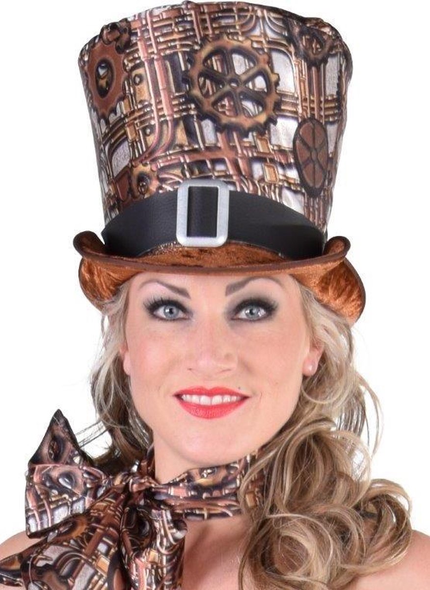 Hoge hoed steampunk