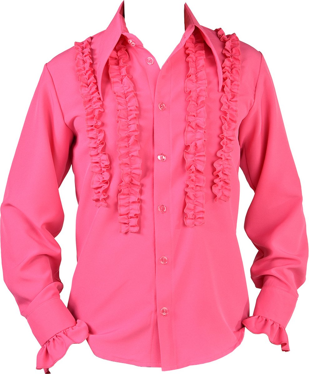 Magic By Freddy Rouches Blouse Polyester Roze Maat L