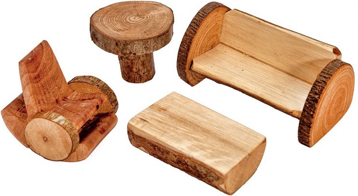 Magic Wood Woonkamer voor in poppenhuis/boomhuis