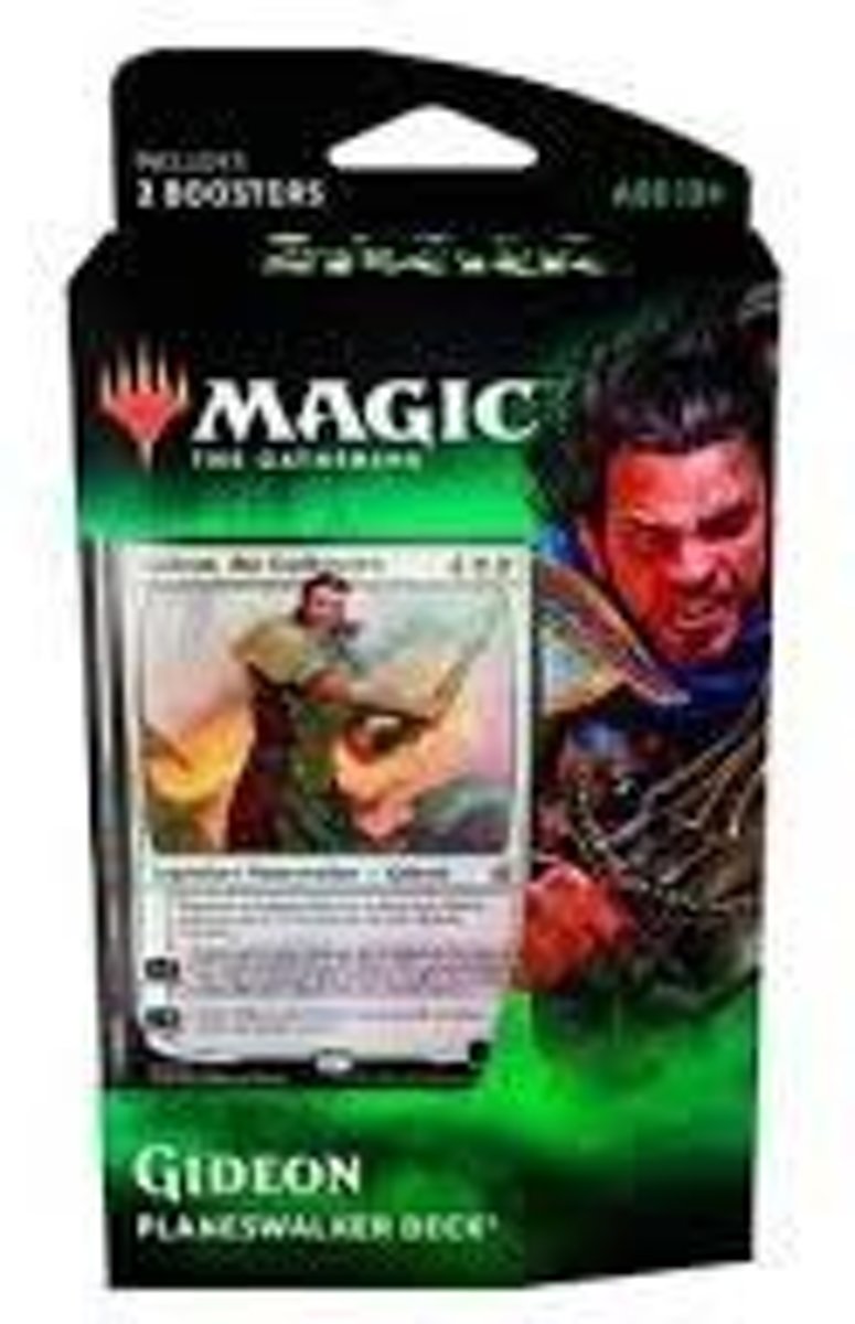 TCG Magic The Gathering Planeswalker Deck - War Of The Spark - Gideon MTG