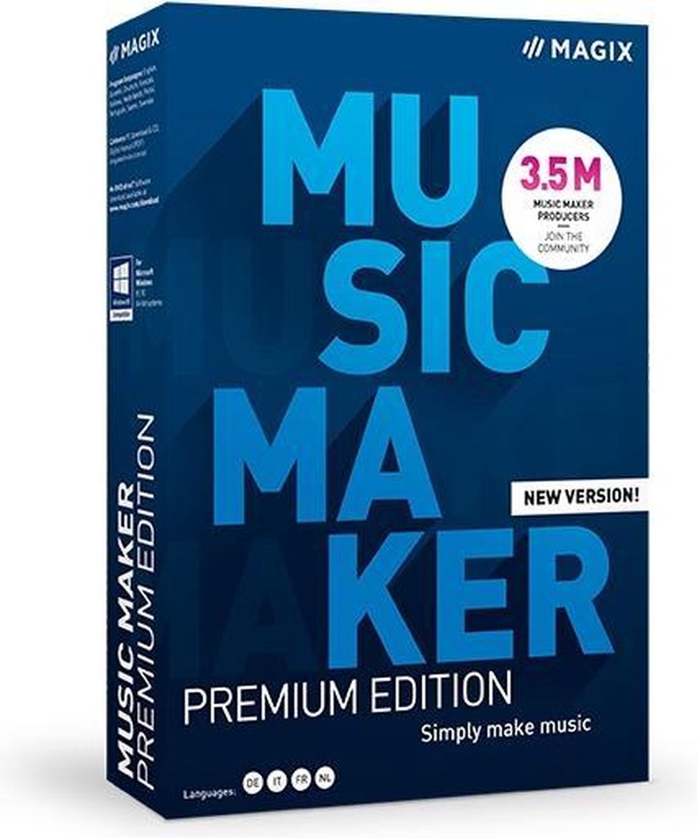 Magix Music Maker Premium Edition 2021 - Windows download