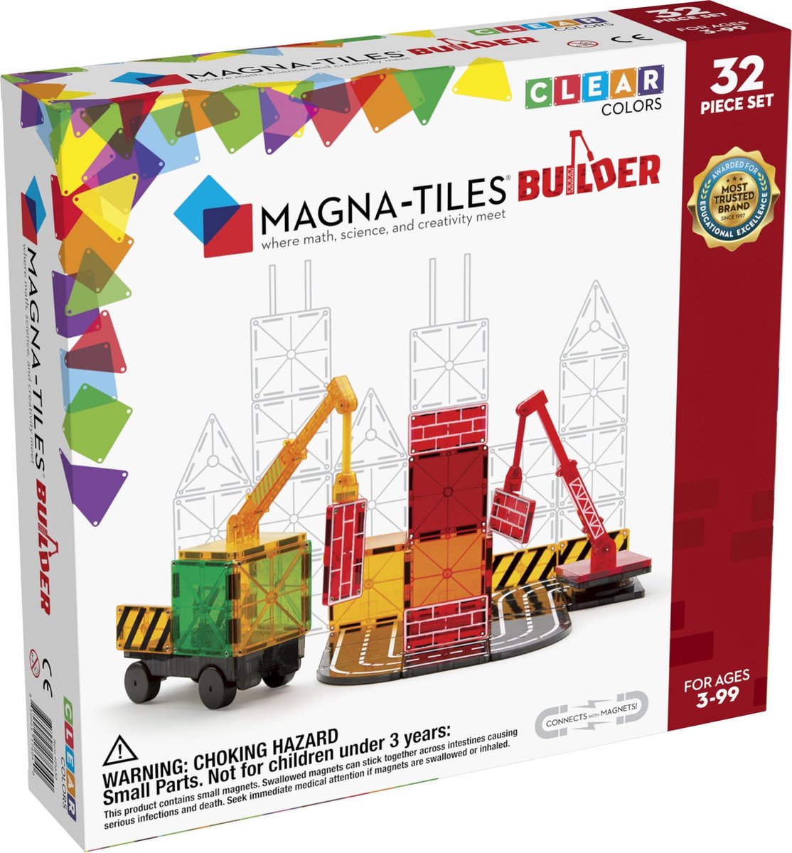 Magna-Tiles - Builder - 32 stuks