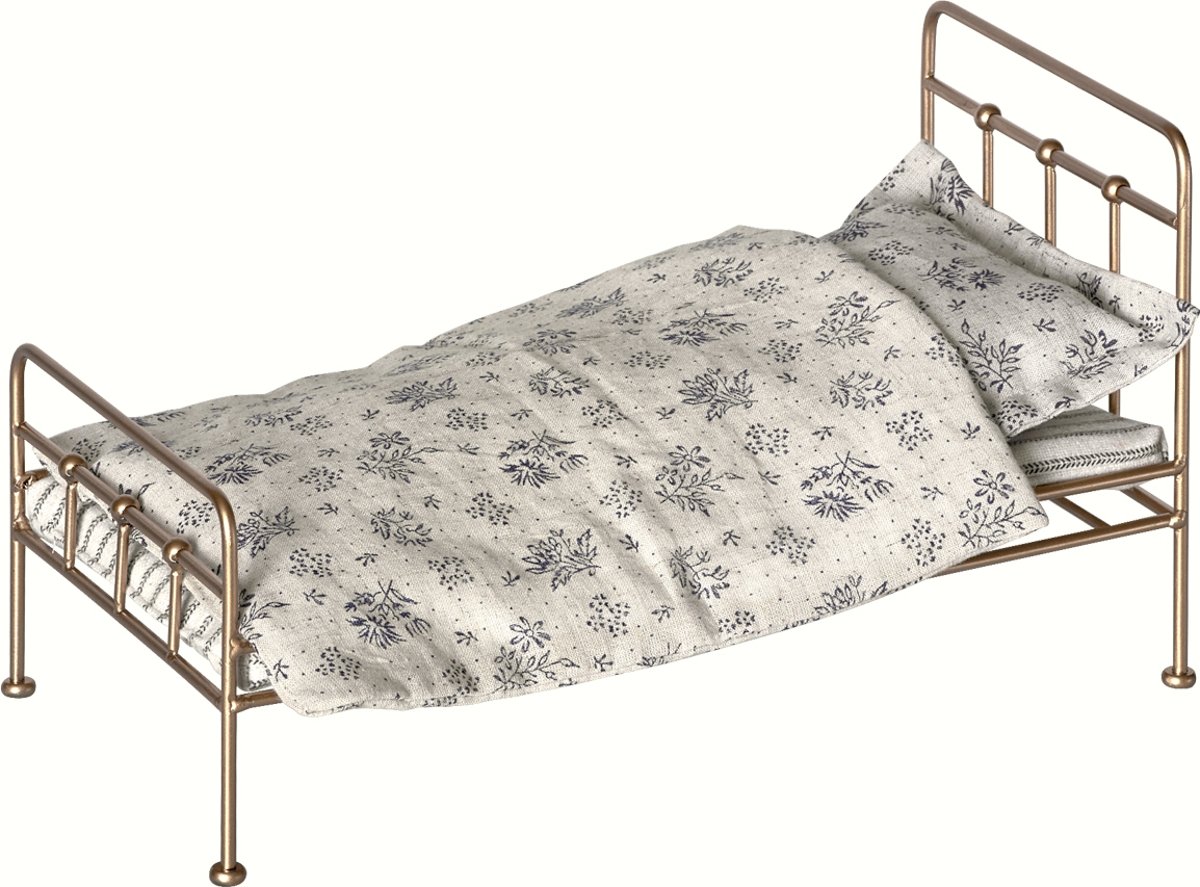 Maileg Gold vintage bed, Mini