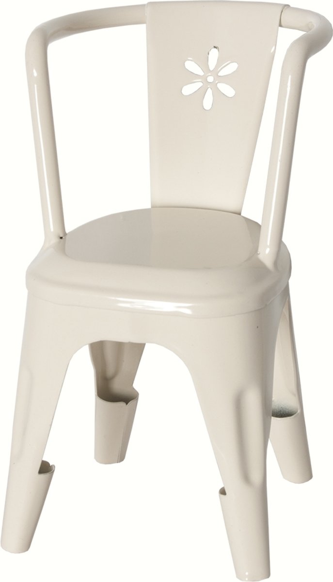 Maileg Metal chair, offwhite