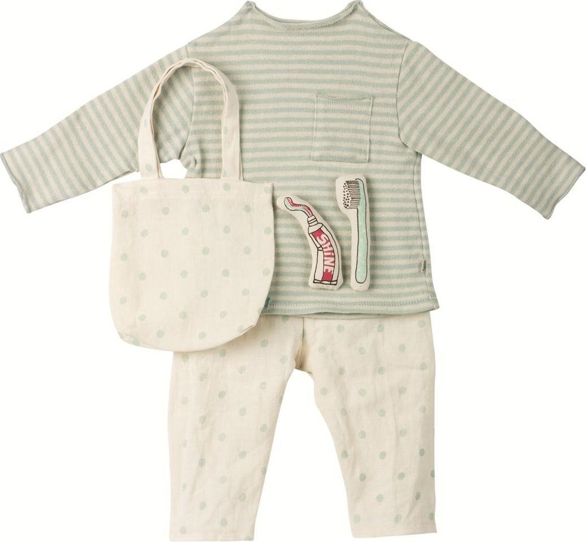 Maileg Nightwear incl. toothbrush set, Mega mouse boy