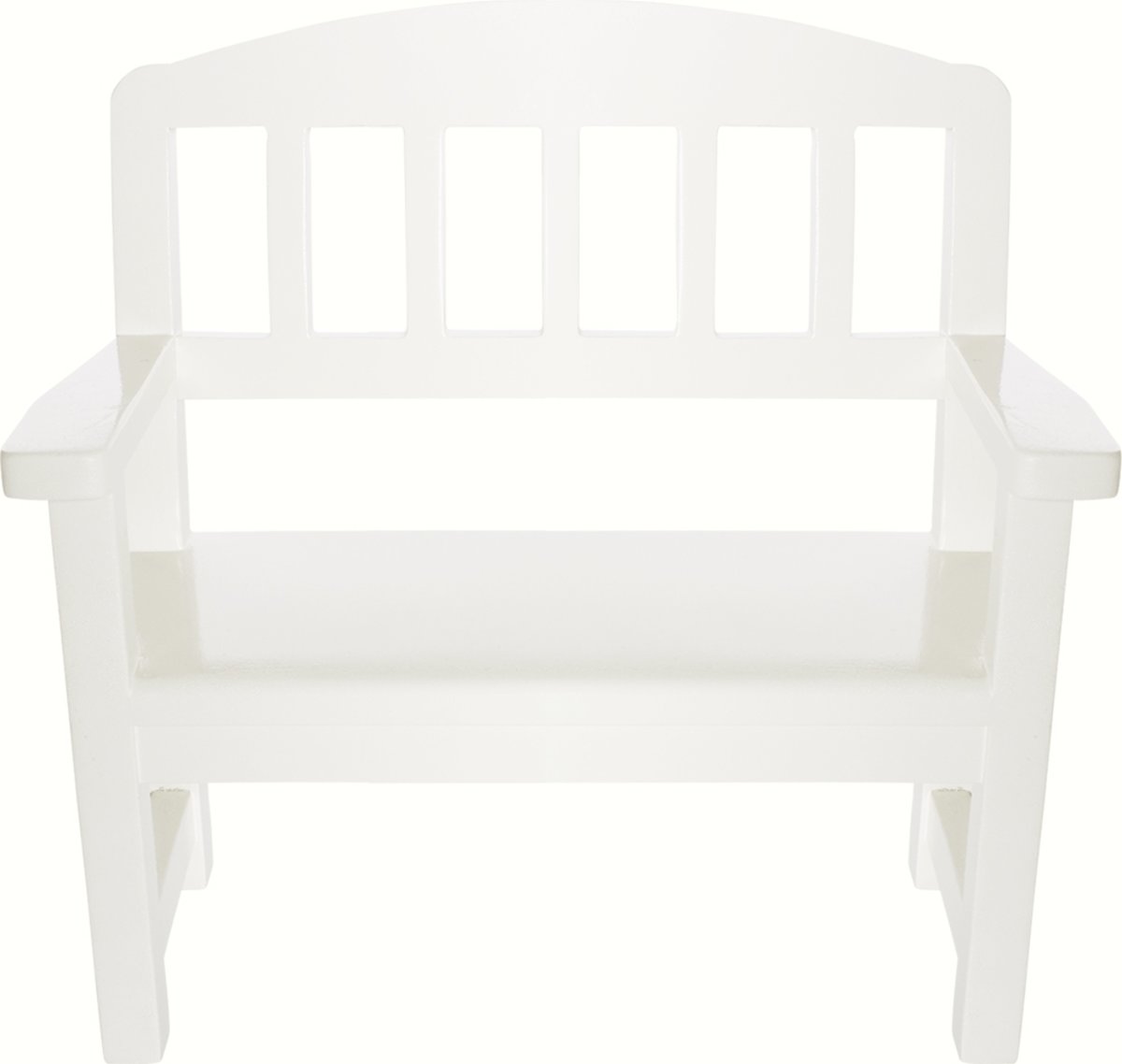 Maileg Wooden Bench, Off White