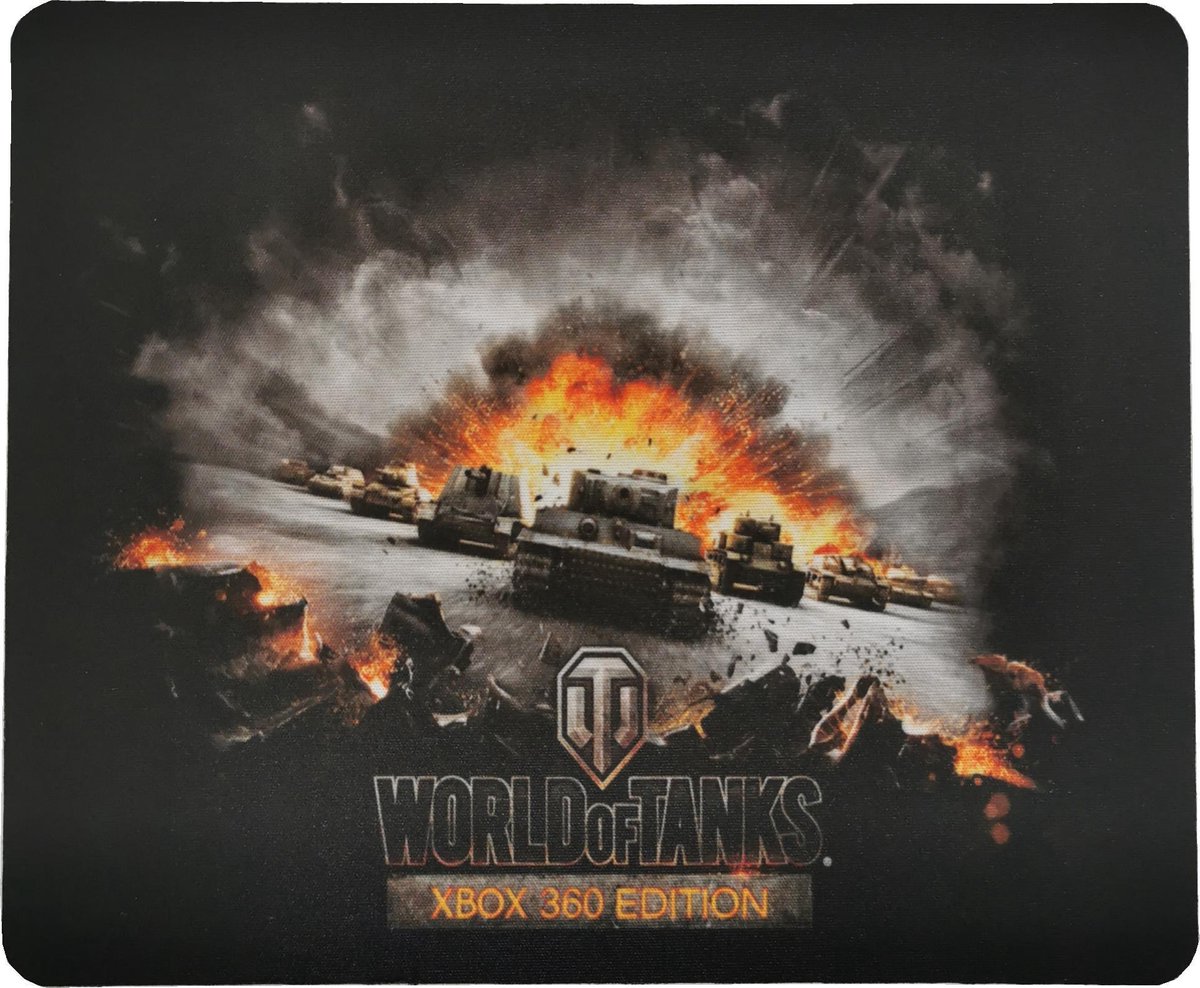 Mairuige Gaming Muismat-Zwart-World of Tanks-XBOX360 Edition-Waterdicht-Antislip