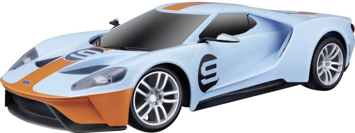 MaistoTech 582335 Ford GT ´19 Gulf 1:24 RC modelauto voor beginners Racewagen Incl. accu en laadkabel