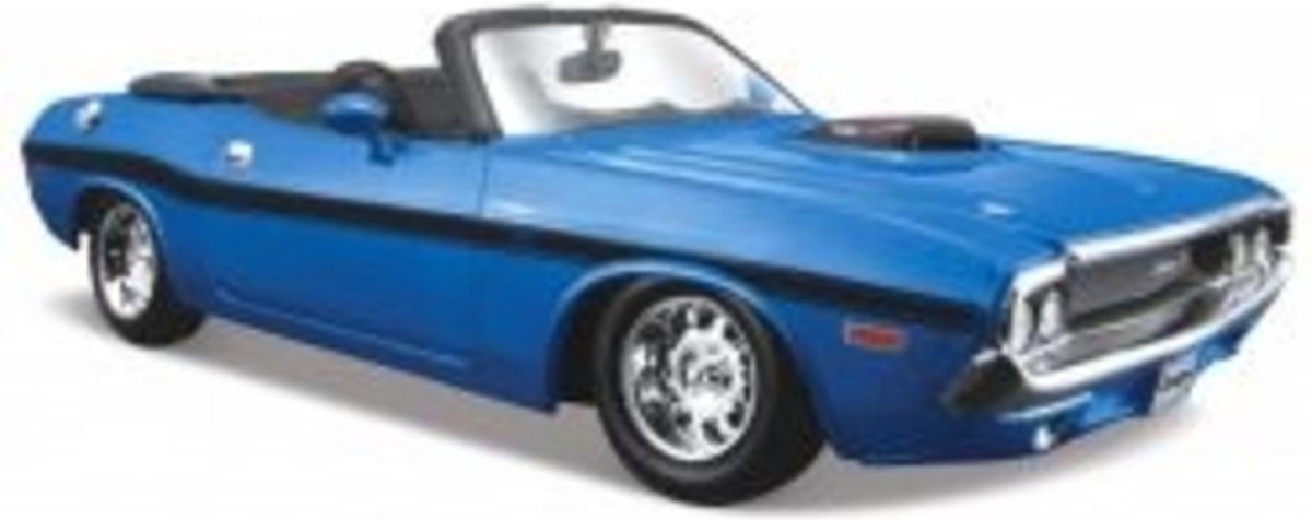 Dodge Charger R/T Convertible (Blauw) 1:24 Maisto