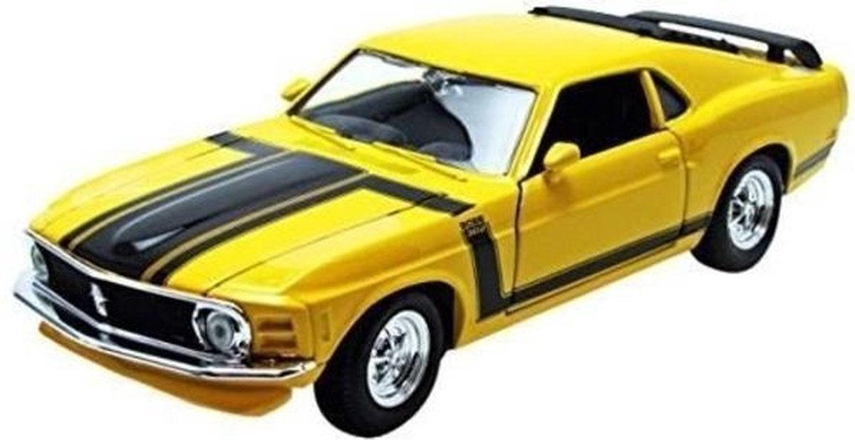 Ford Mustang Boss 302 (Geel) 1:24 Maisto - Modelauto - Schaalmodel - Model auto