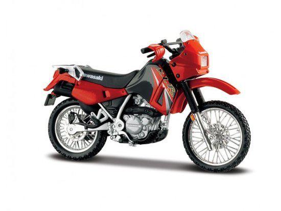 Kawasaki KLR650 scale 1:18 (red)