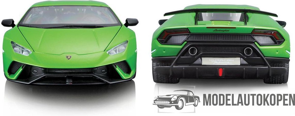 Lamborghini Huracán Performante (Groen) Maisto Special Edition - Modelauto - Schaalmodel - Model auto - Miniatuurautos - Miniatuur auto